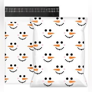Snowman Print Poly Mailers  (20) 10 X 13